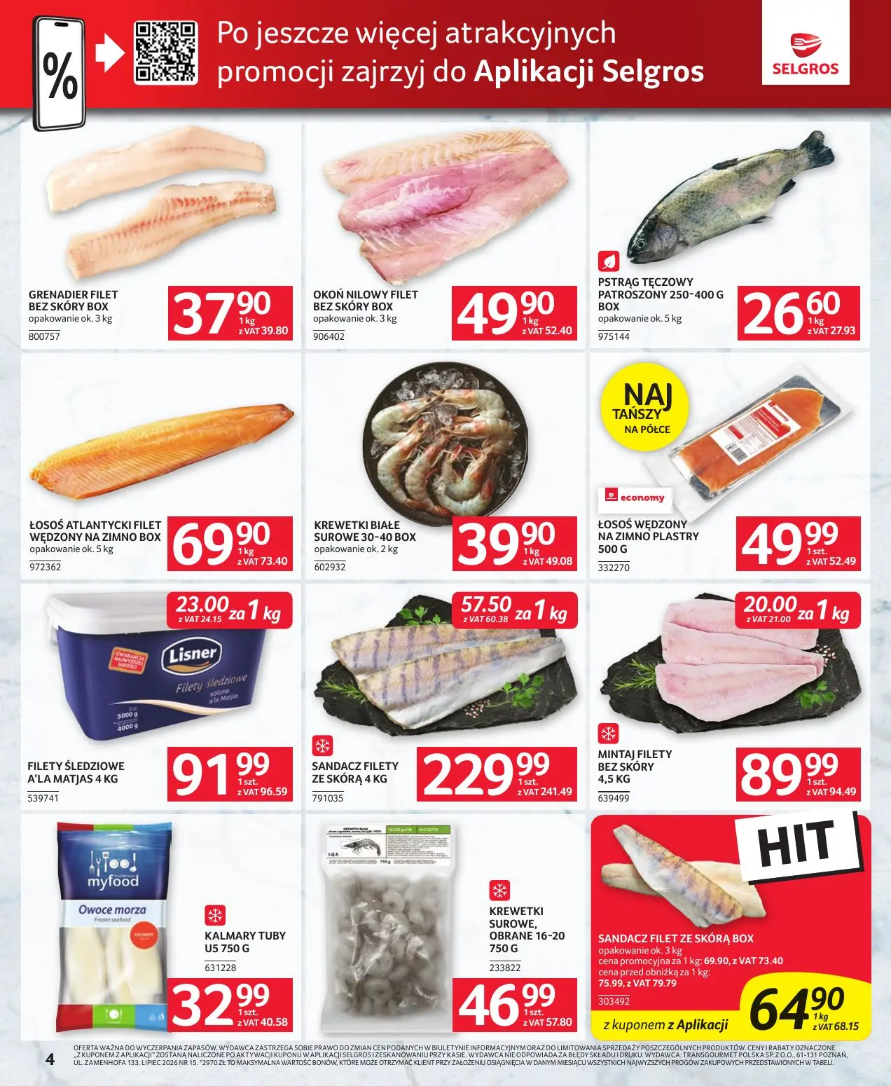 gazetka promocyjna SELGROS Oferta dla gastronomii - Strona 4