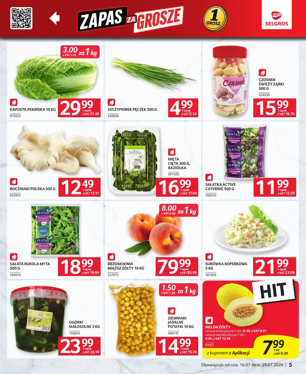 gazetka promocyjna SELGROS Oferta dla gastronomii - Strona 5