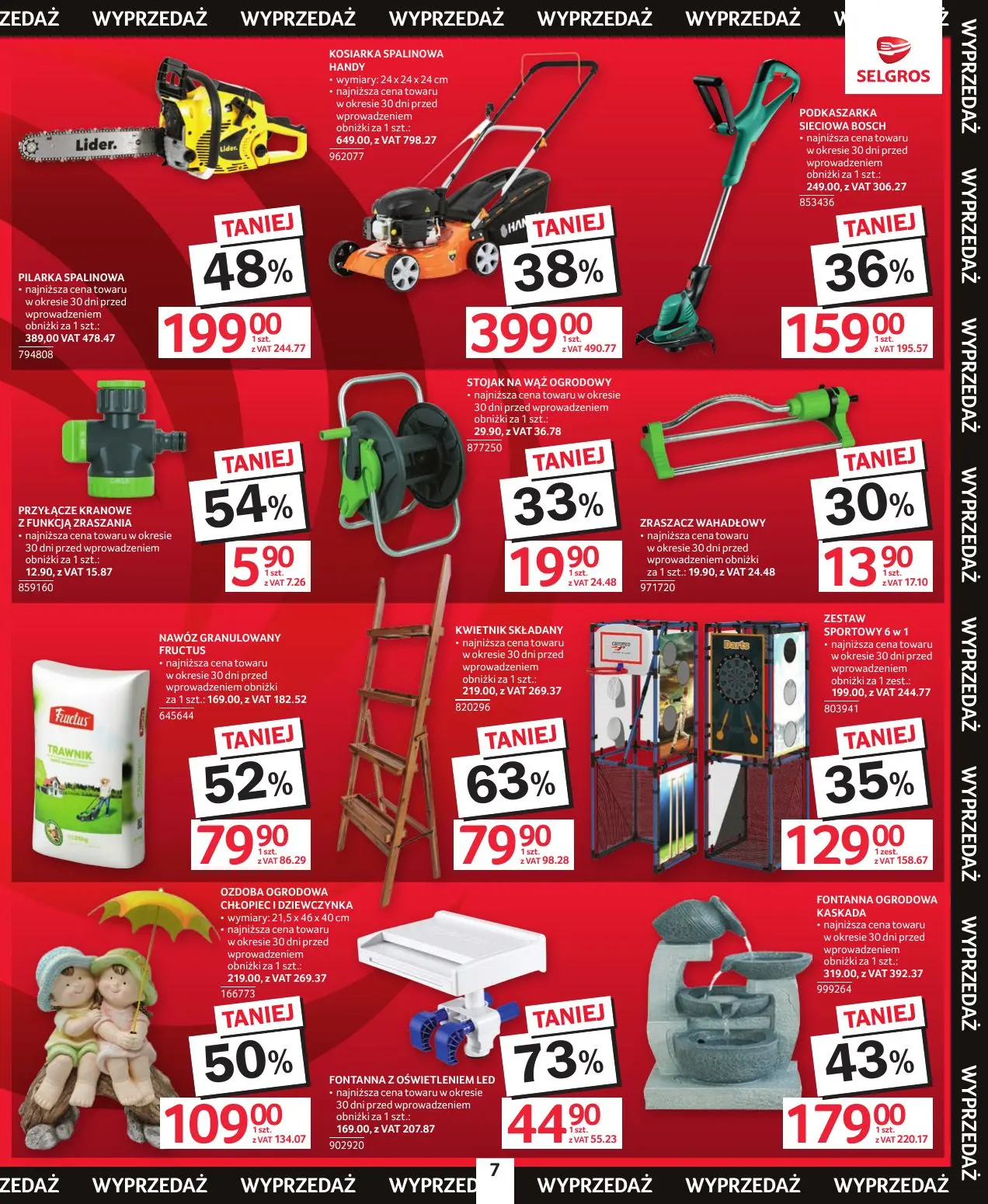 gazetka promocyjna SELGROS Totalna Wyprzedaż - Strona 7