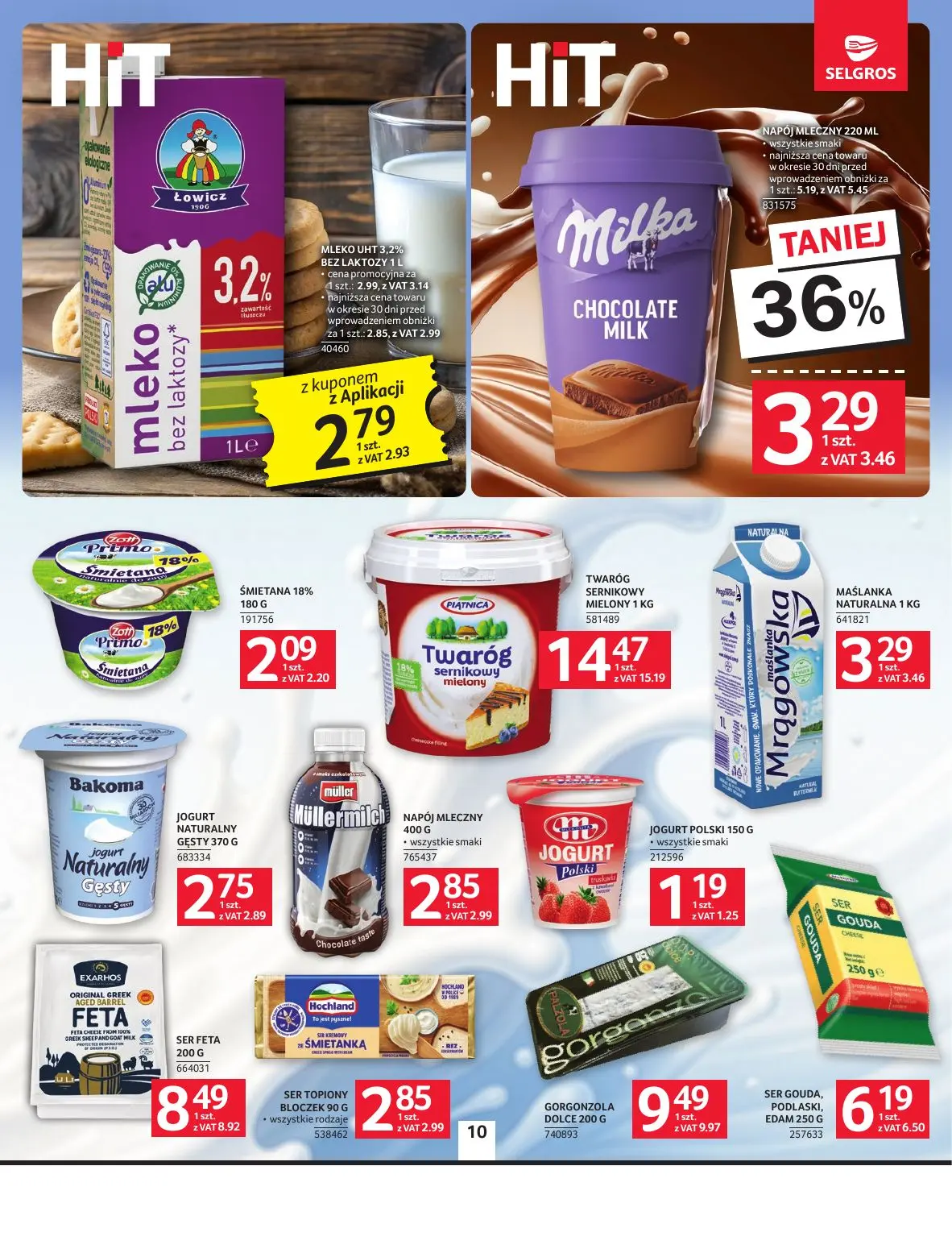 gazetka promocyjna SELGROS Oferta spożywcza - Strona 10