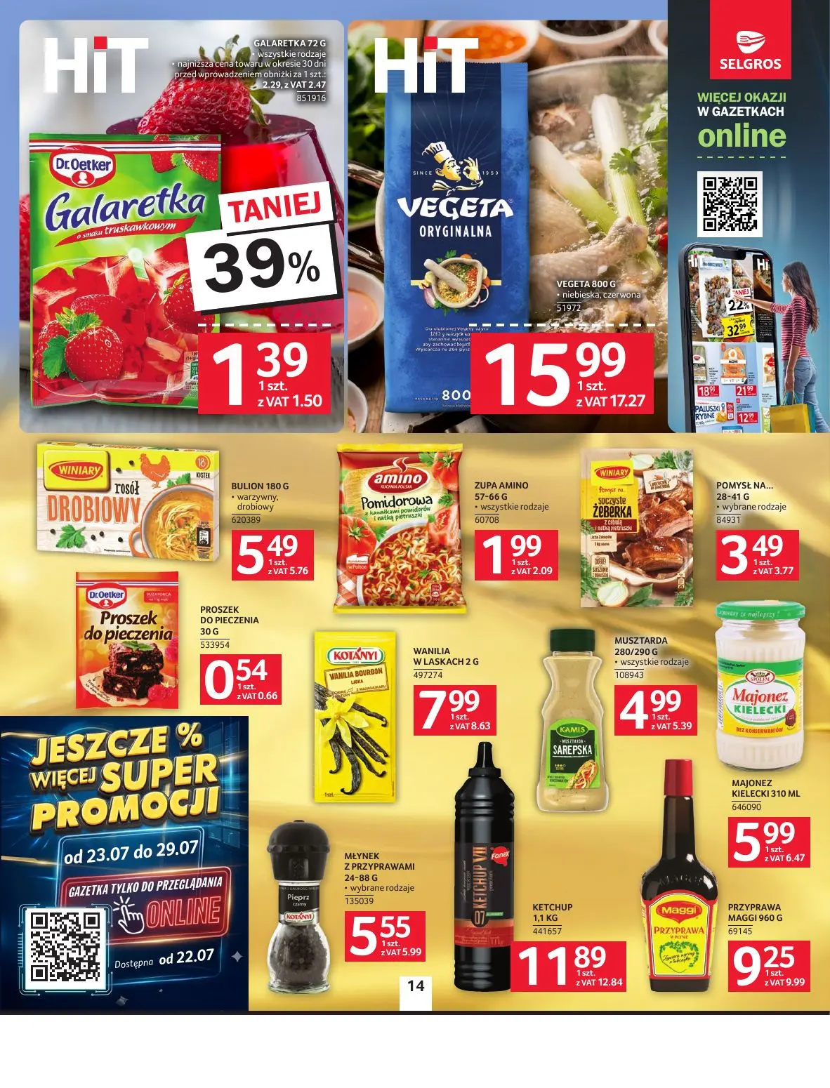 gazetka promocyjna SELGROS Oferta spożywcza - Strona 14