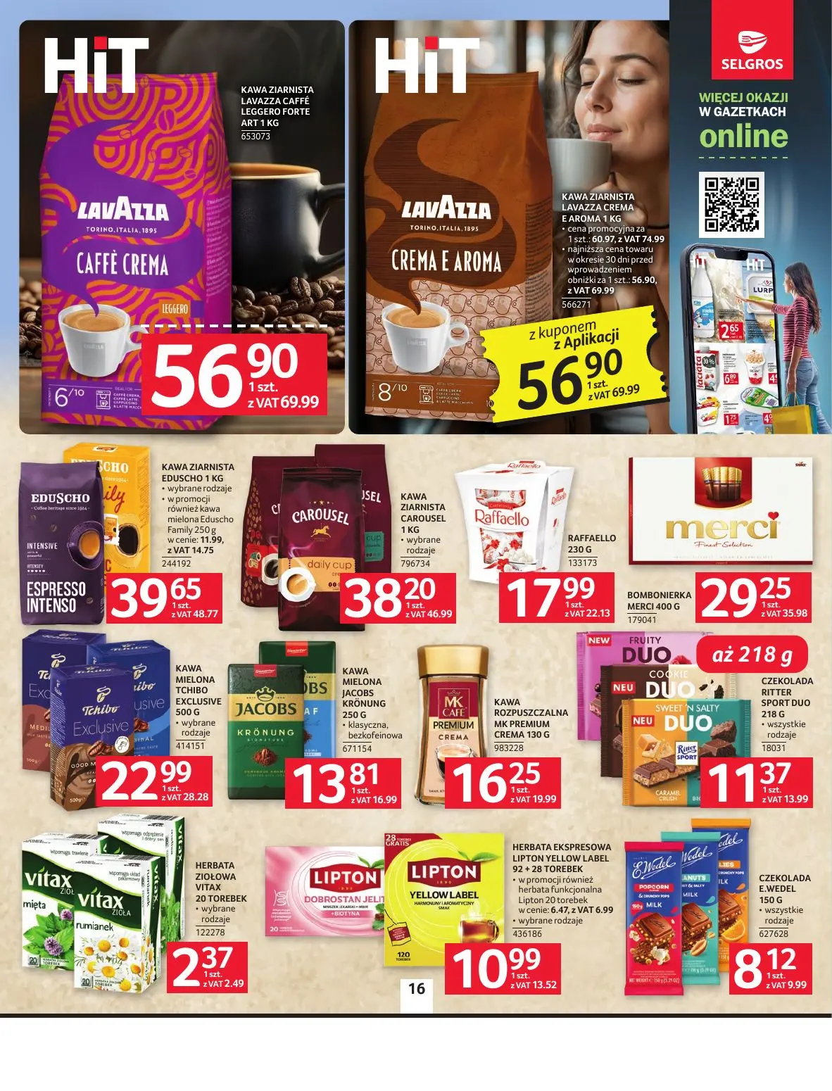 gazetka promocyjna SELGROS Oferta spożywcza - Strona 16