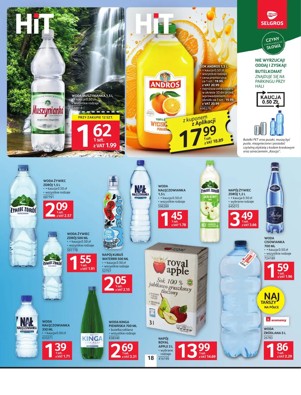 gazetka promocyjna SELGROS Oferta spożywcza - Strona 18