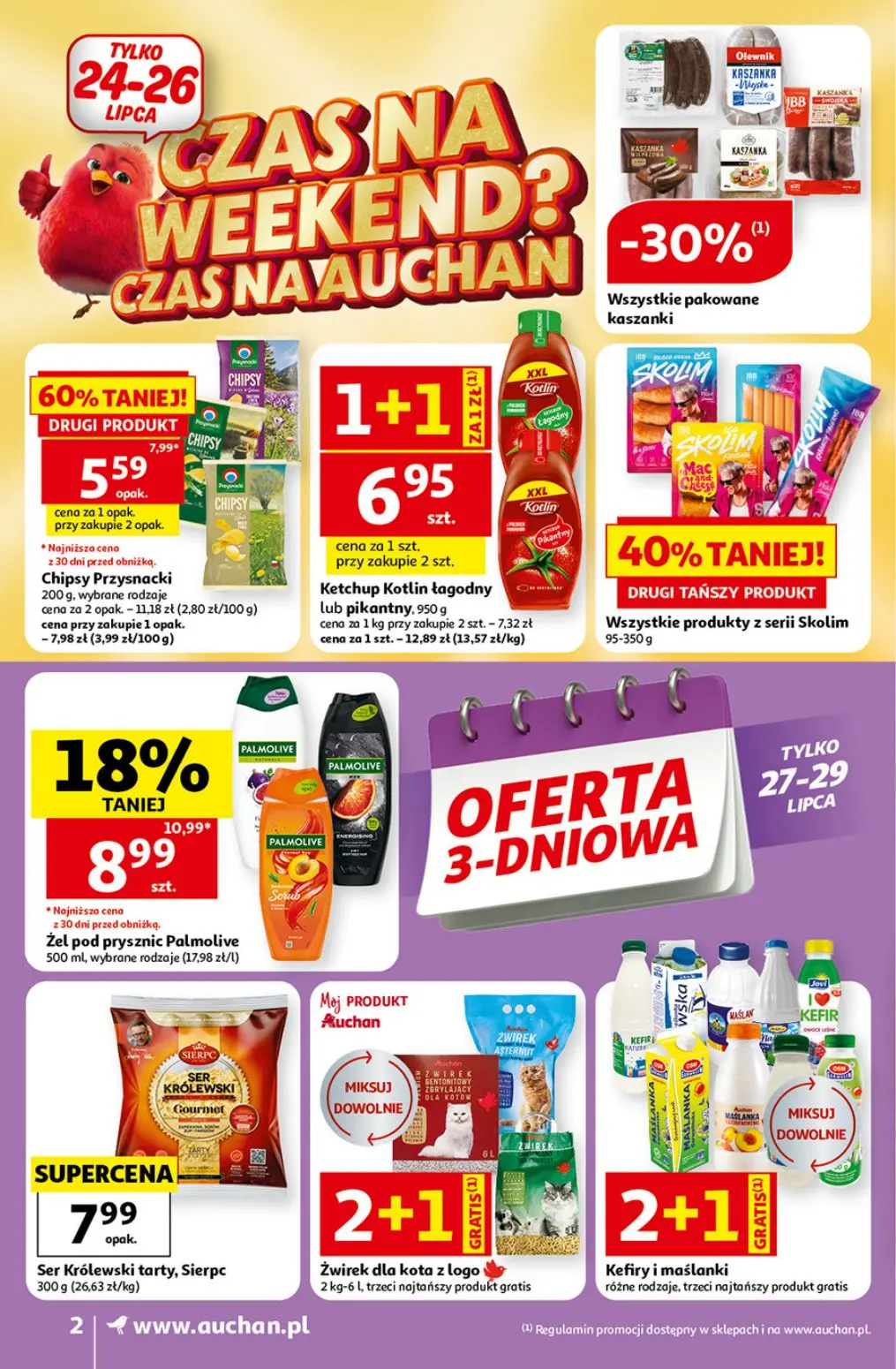 gazetka promocyjna Auchan Supermarket Oszczędni ogarniają całe zakupy - Strona 2