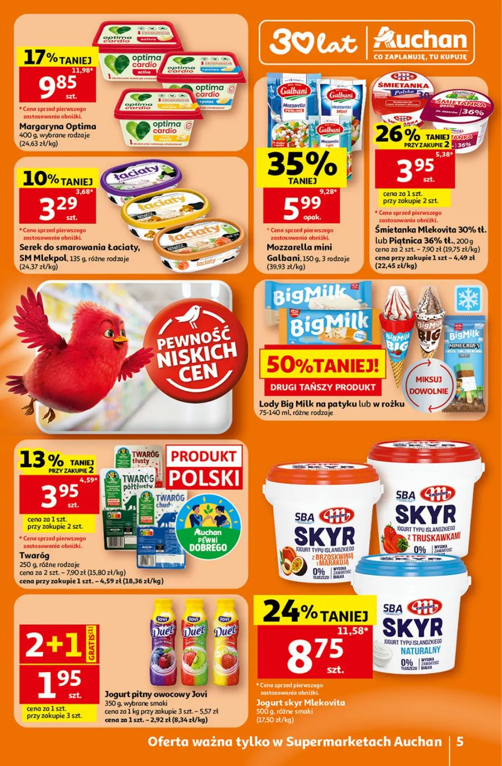 gazetka promocyjna Auchan Supermarket Oszczędni ogarniają całe zakupy - Strona 5