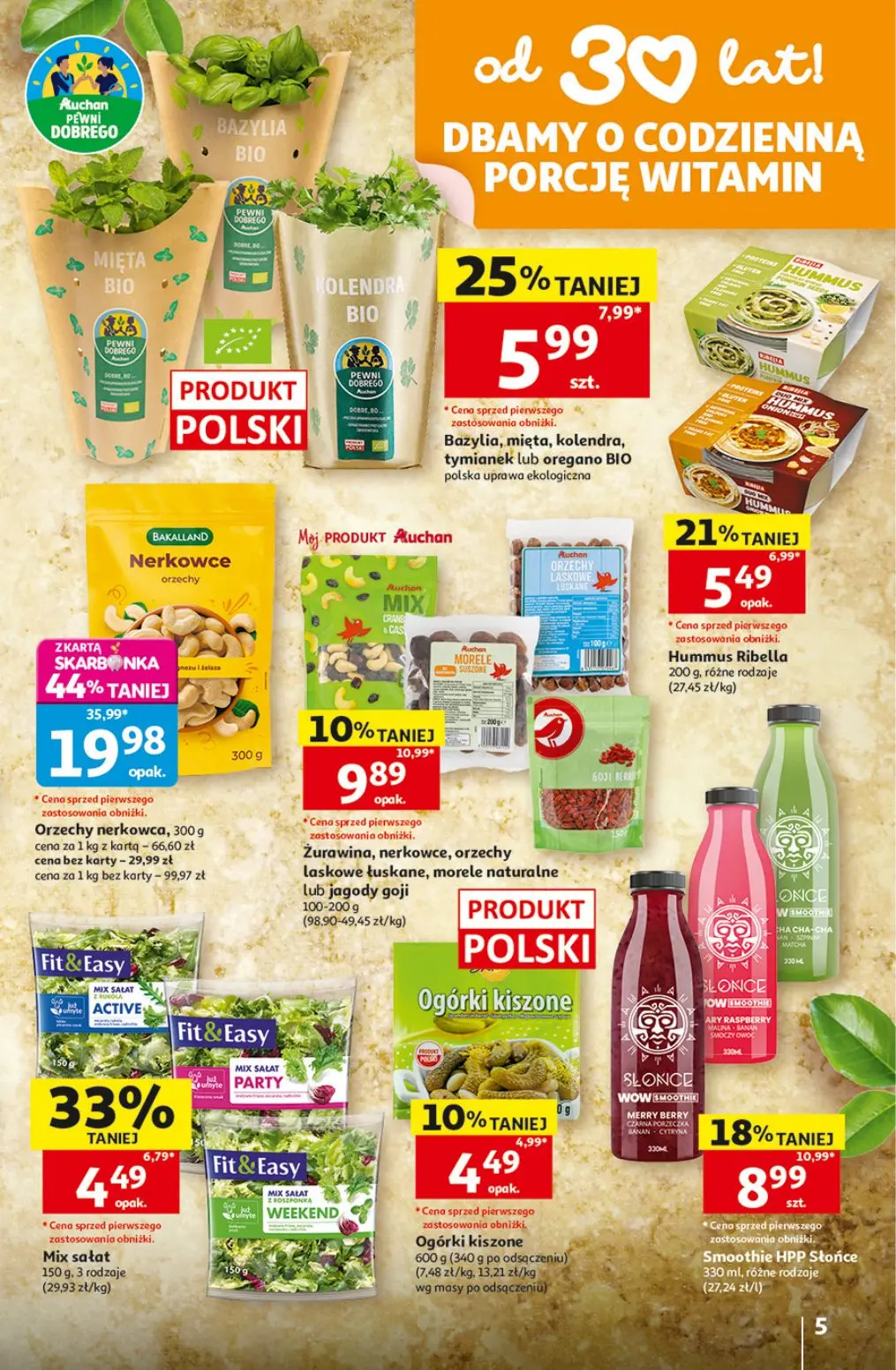 gazetka promocyjna Auchan Oszczędni ogarniają całe zakupy - Strona 5