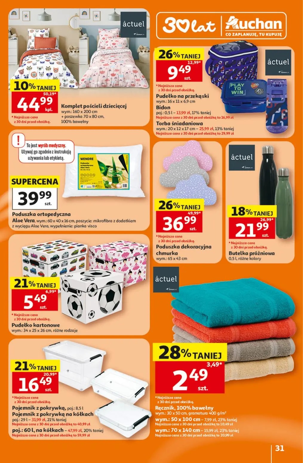 gazetka promocyjna Auchan Oszczędni ogarniają całe zakupy - Strona 31
