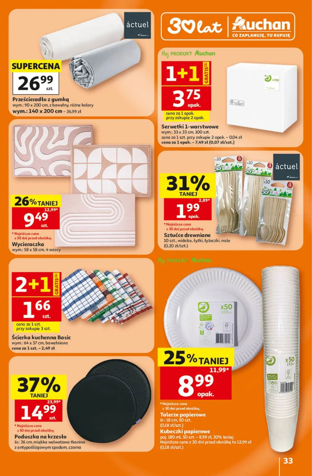 gazetka promocyjna Auchan Oszczędni ogarniają całe zakupy - Strona 33