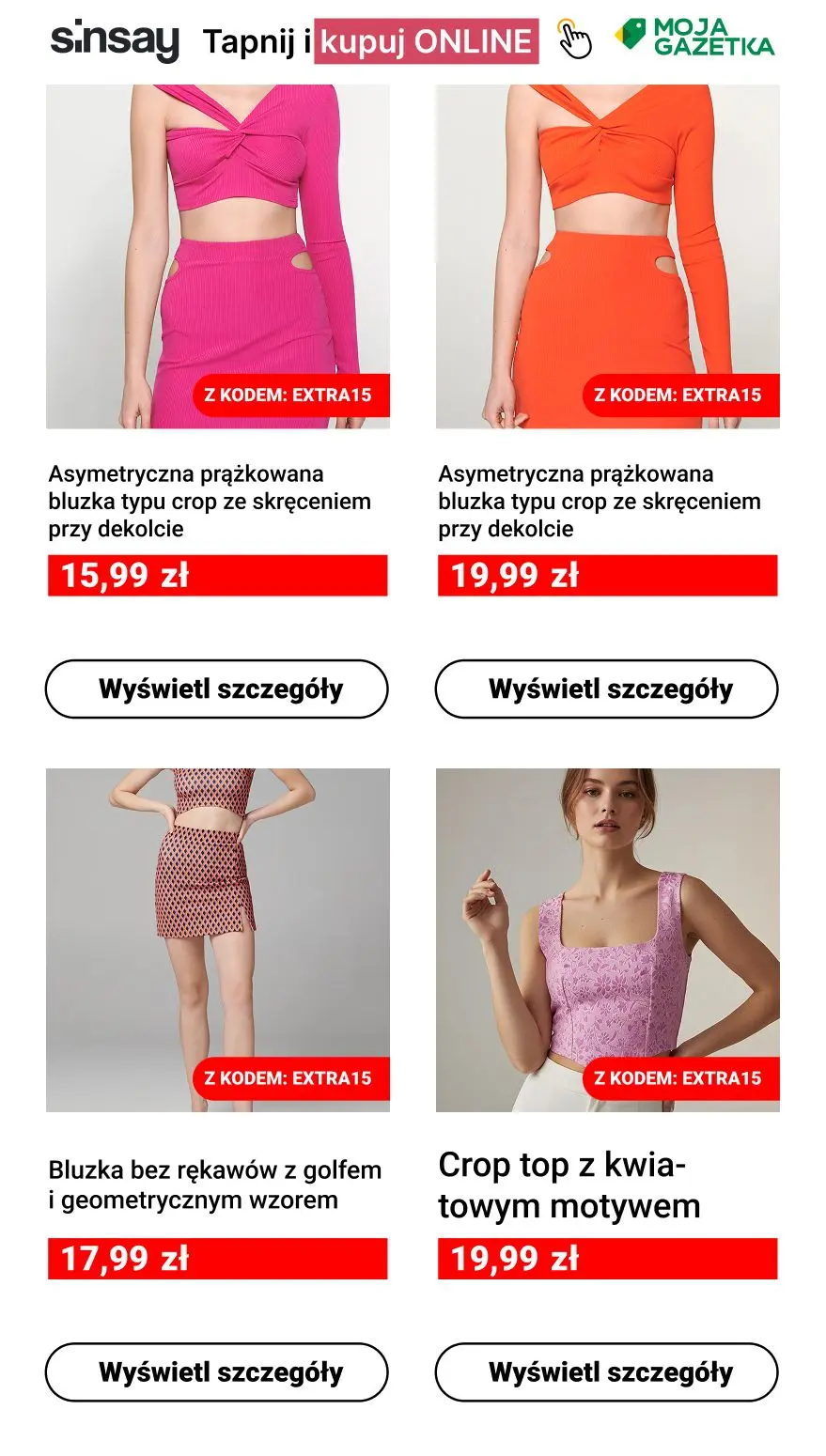 gazetka promocyjna Sinsay 💛 OKAZJA! EXTRA -15% ☀️ - Strona 2