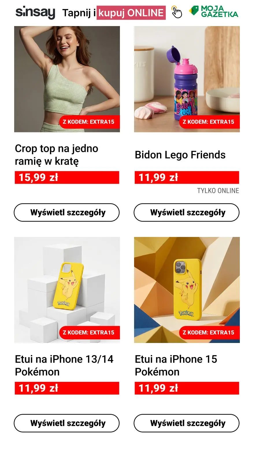 gazetka promocyjna Sinsay 💛 OKAZJA! EXTRA -15% ☀️ - Strona 3