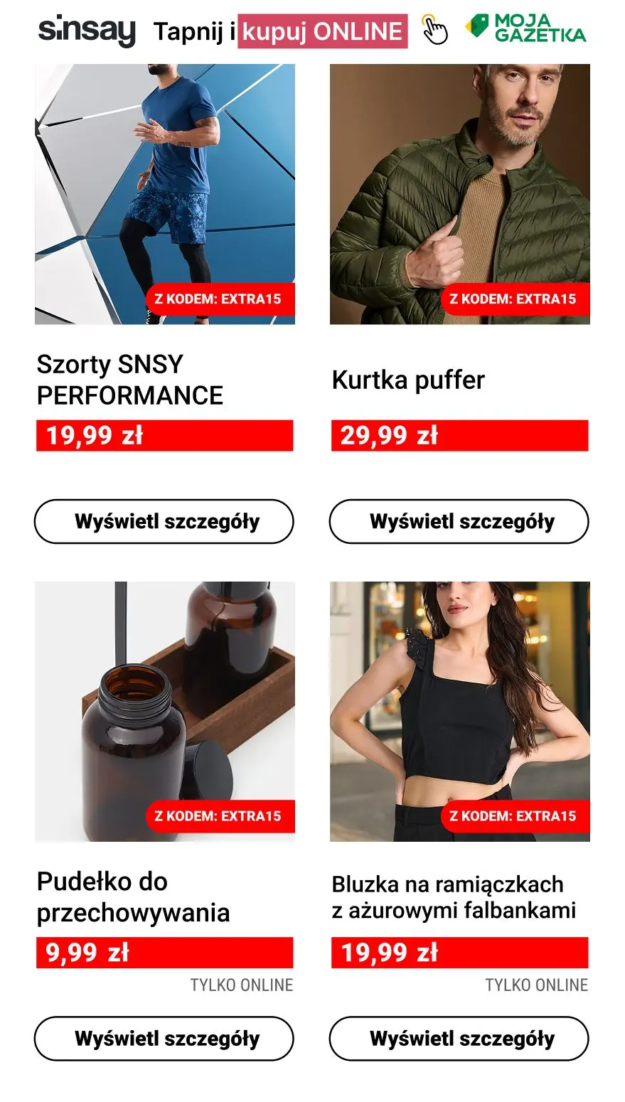 gazetka promocyjna Sinsay 💛 OKAZJA! EXTRA -15% ☀️ - Strona 4