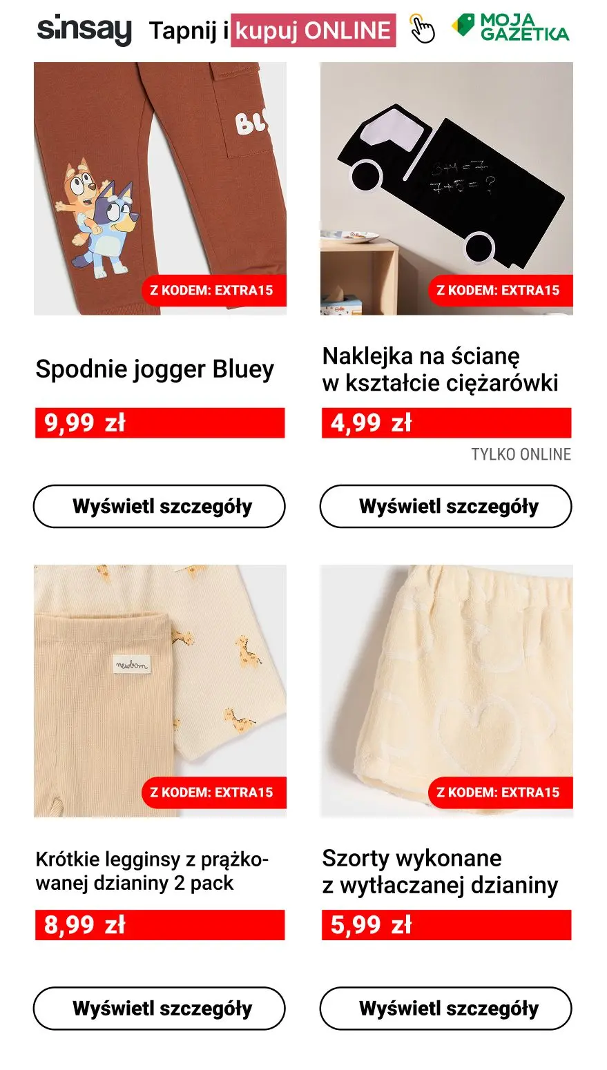 gazetka promocyjna Sinsay 💛 OKAZJA! EXTRA -15% ☀️ - Strona 6
