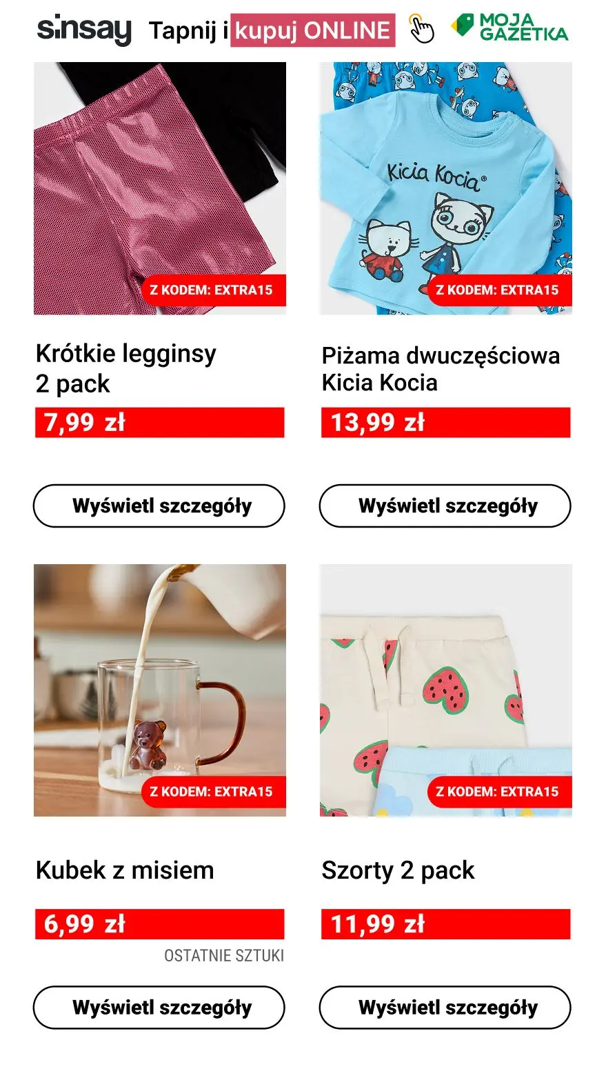 gazetka promocyjna Sinsay 💛 OKAZJA! EXTRA -15% ☀️ - Strona 7