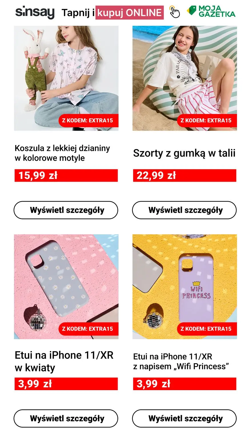 gazetka promocyjna Sinsay 💛 OKAZJA! EXTRA -15% ☀️ - Strona 8