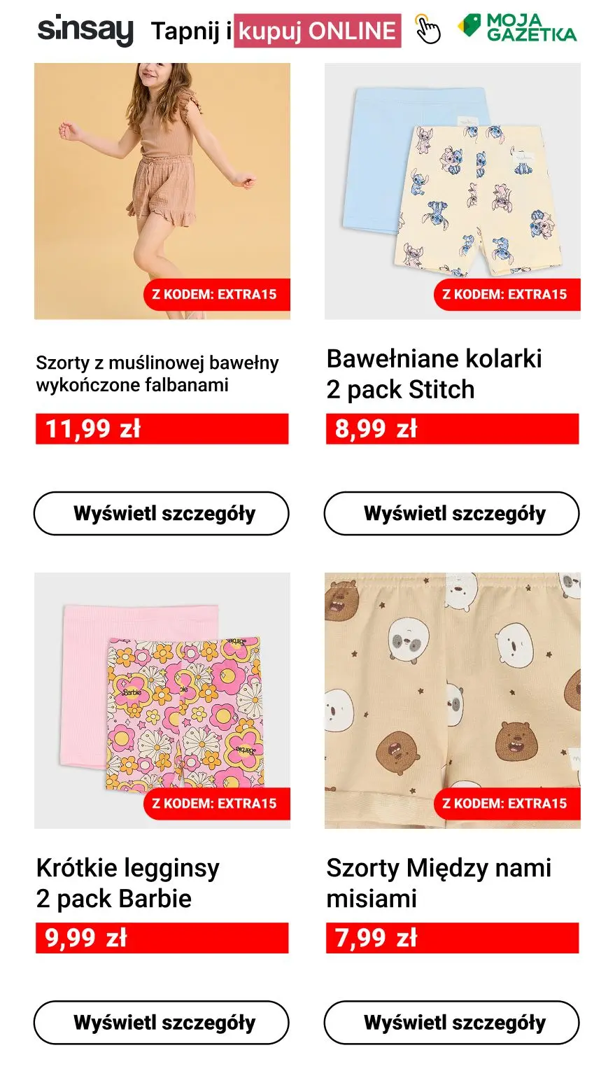 gazetka promocyjna Sinsay 💛 OKAZJA! EXTRA -15% ☀️ - Strona 11