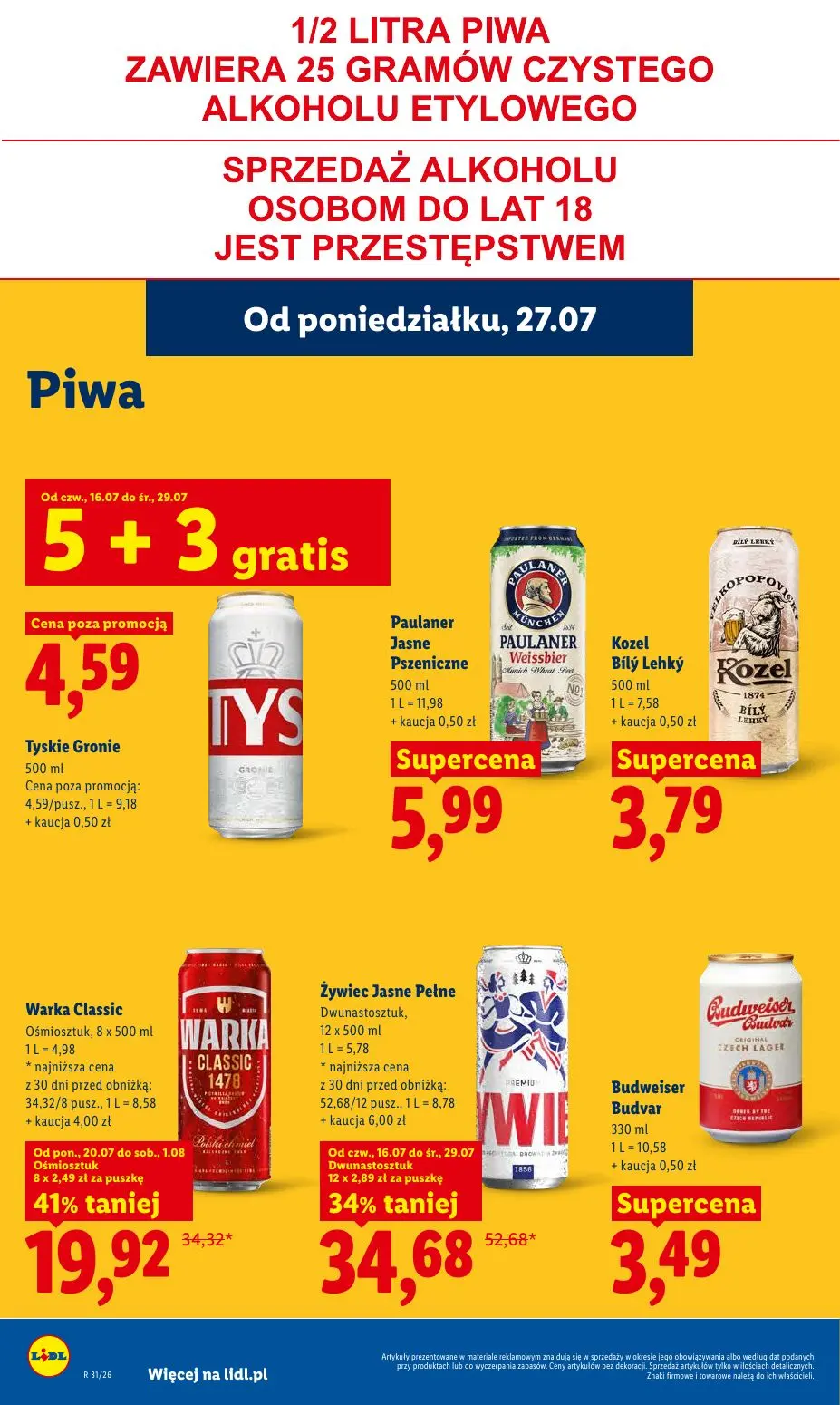 gazetka promocyjna LIDL Od poniedziałku - Strona 72