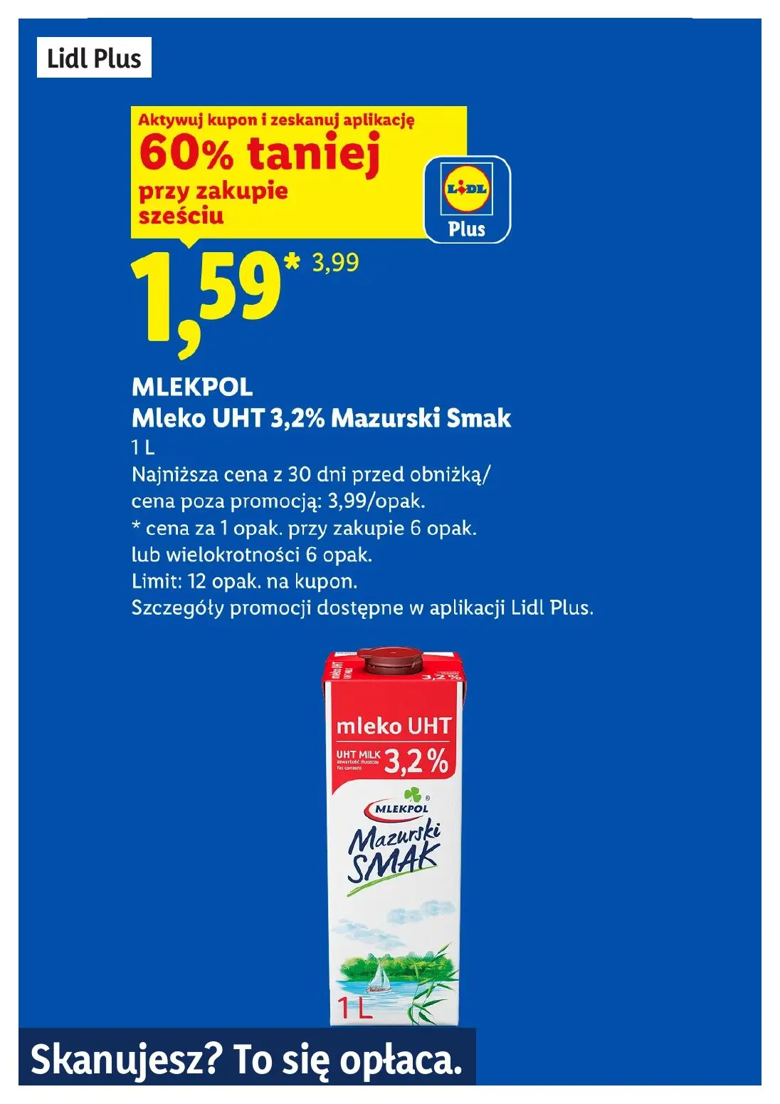 gazetka promocyjna LIDL Lidl plus. Skanujesz - To się opłaca - Strona 6