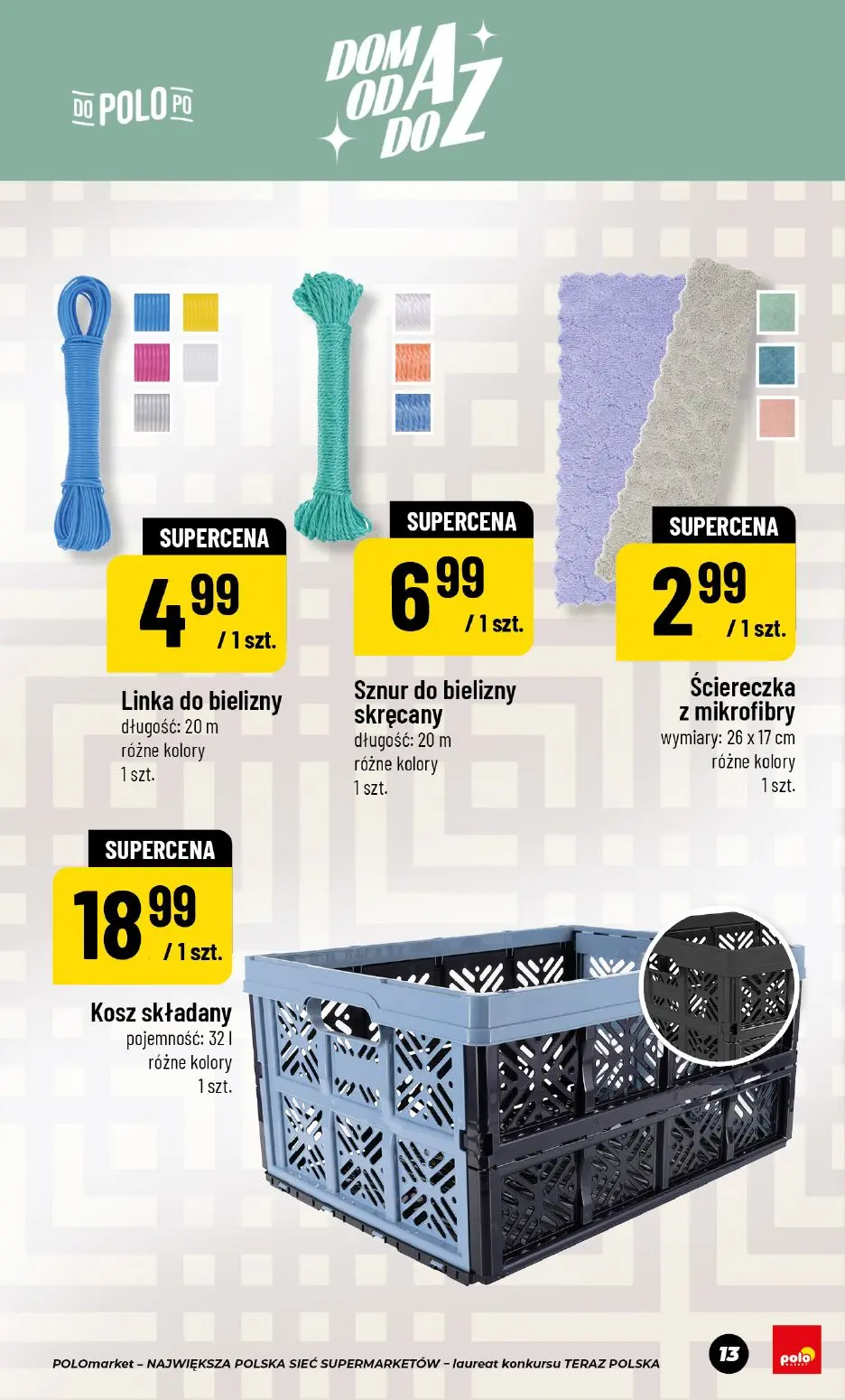gazetka promocyjna POLOmarket Dom od A do Z - Strona 13