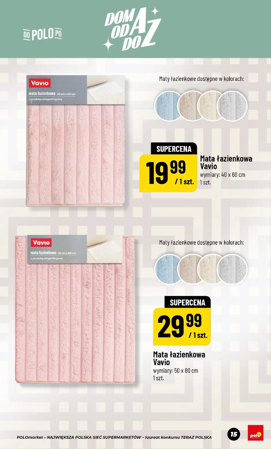gazetka promocyjna POLOmarket Dom od A do Z - Strona 15