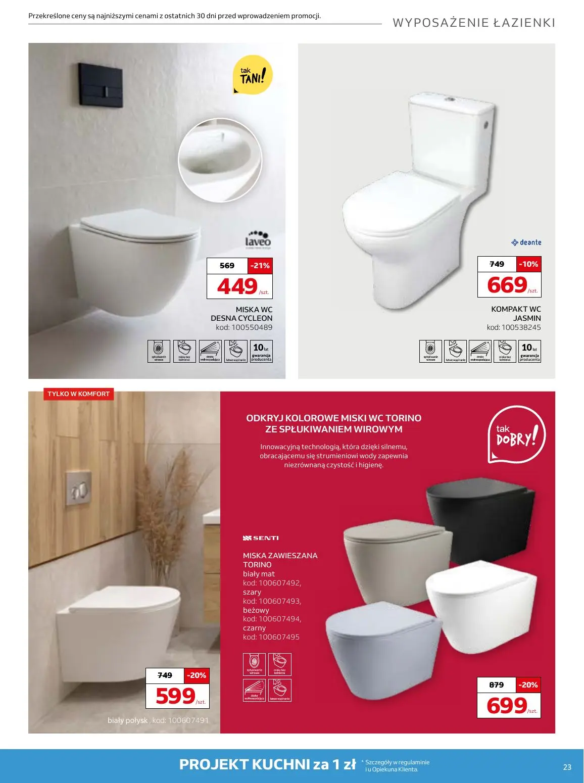gazetka promocyjna KOMFORT Urządzaj tak jak lubisz - Strona 23