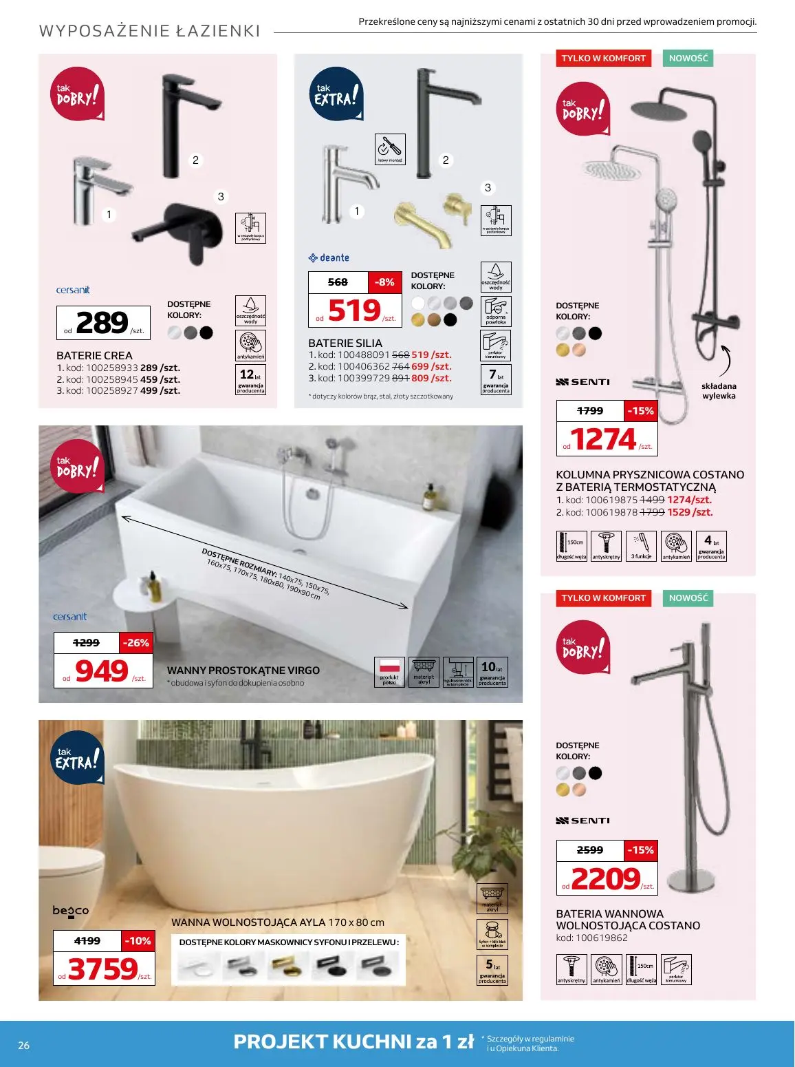 gazetka promocyjna KOMFORT Urządzaj tak jak lubisz - Strona 26