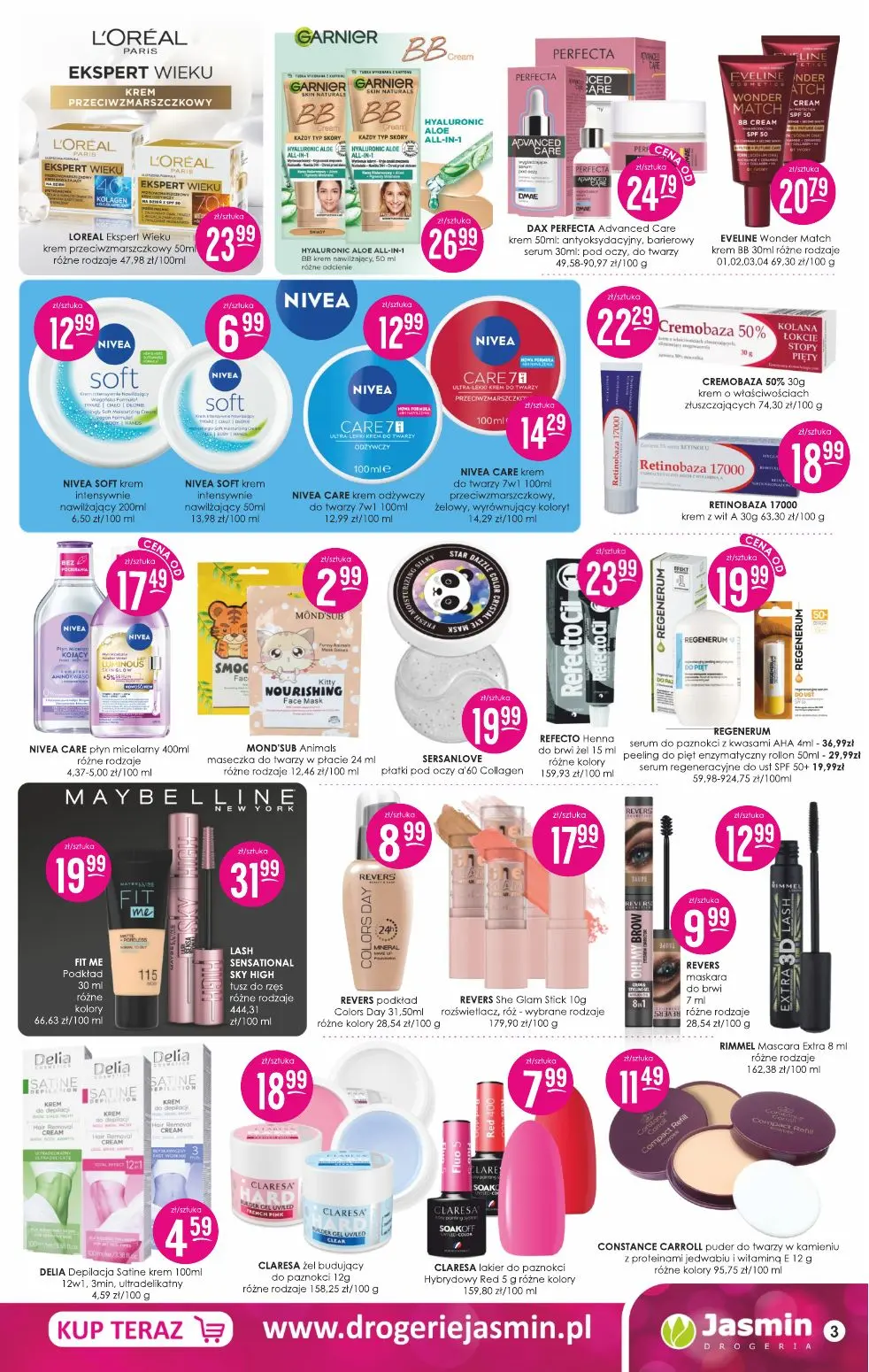 gazetka promocyjna DROGERIE JASMIN  - Strona 3