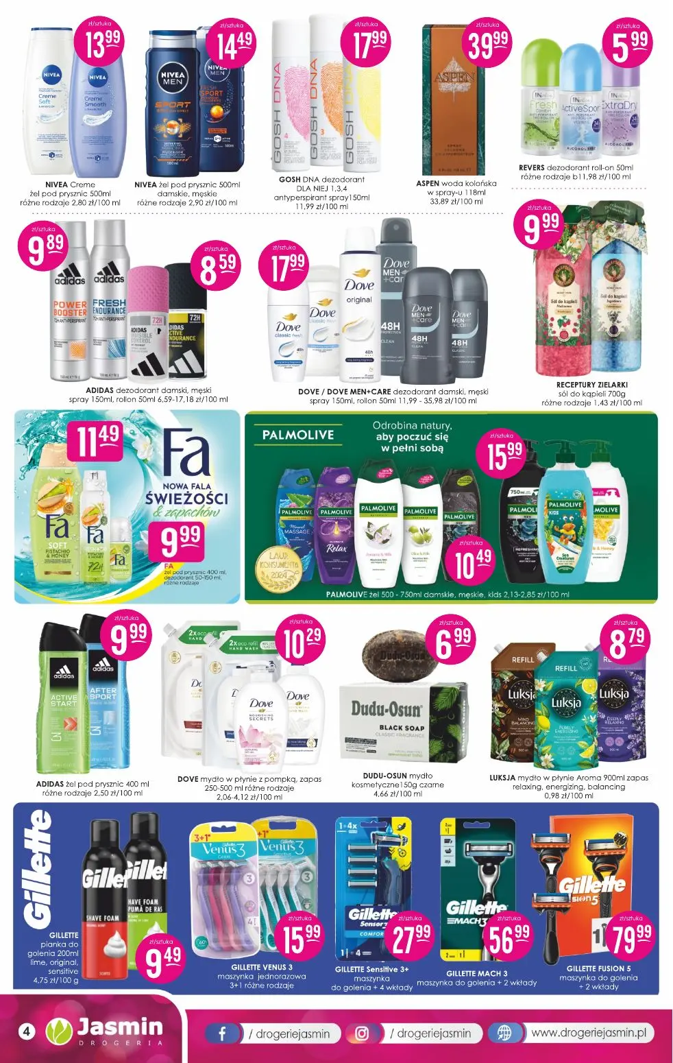 gazetka promocyjna DROGERIE JASMIN  - Strona 4