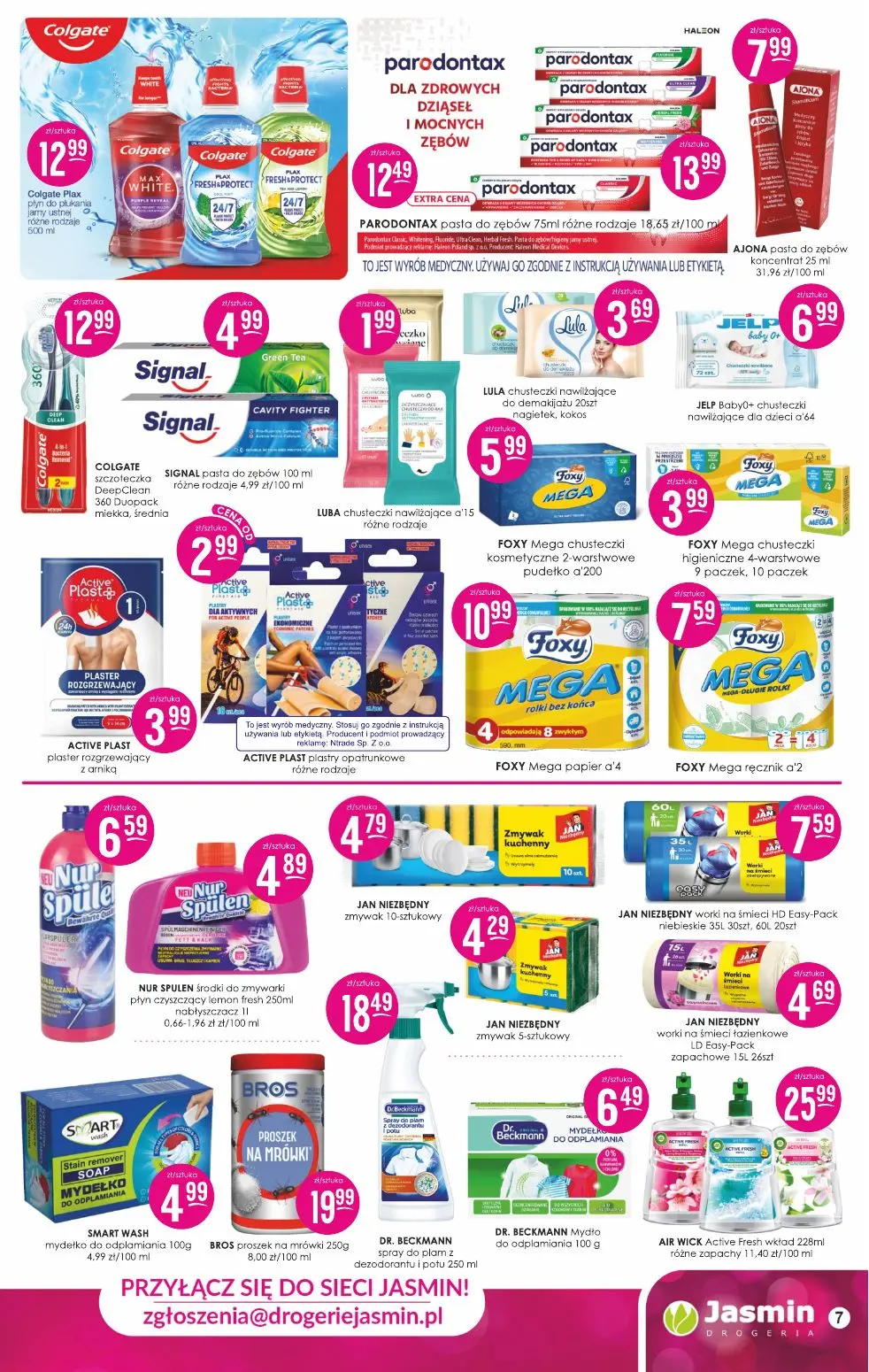 gazetka promocyjna DROGERIE JASMIN  - Strona 7