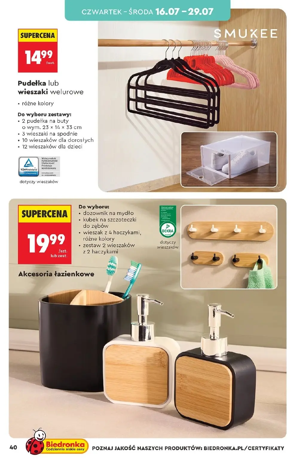 gazetka promocyjna Biedronka Hity i inspiracje - Strona 40