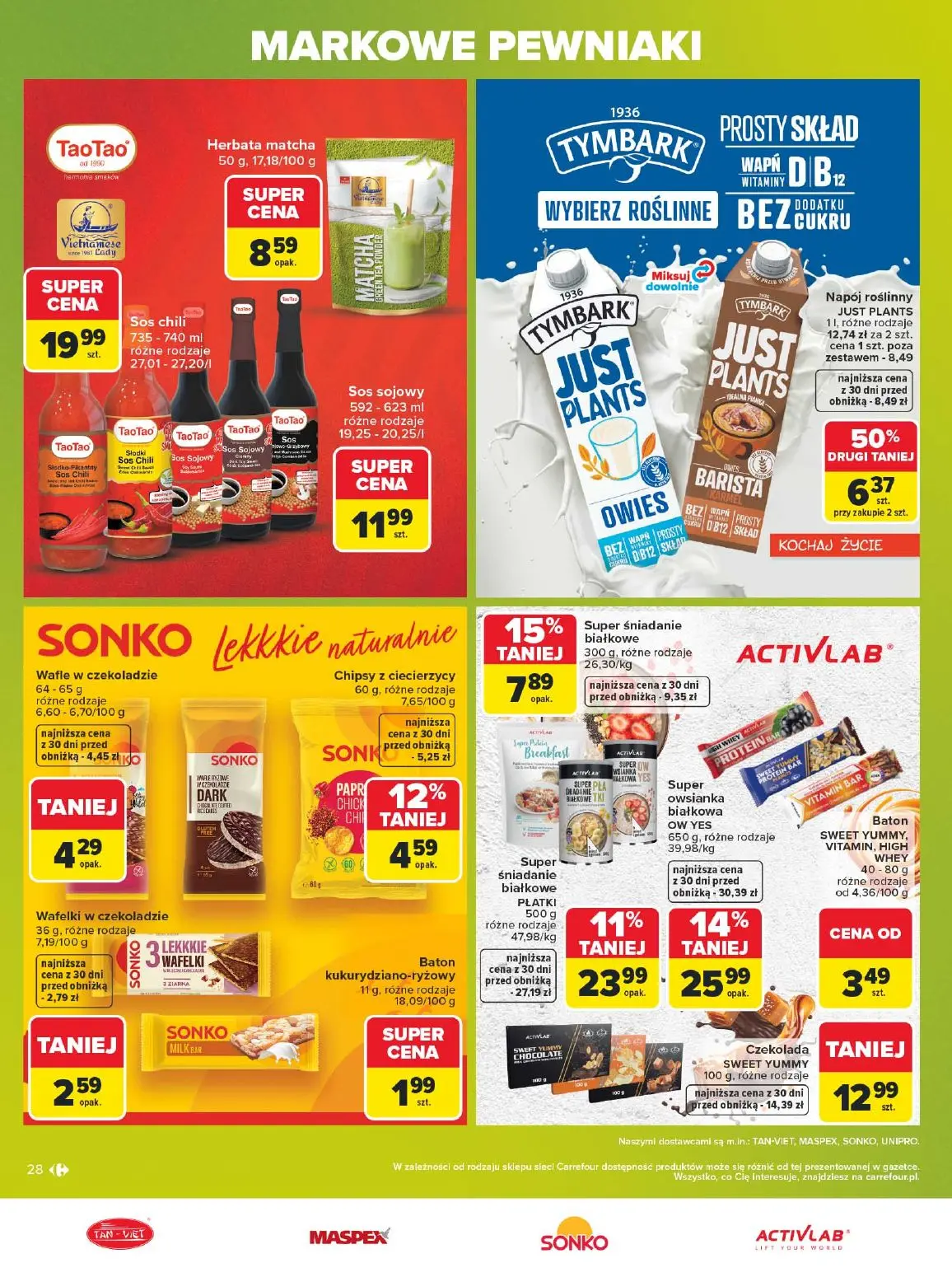 gazetka promocyjna Carrefour Markowe pewniaki - Strona 28