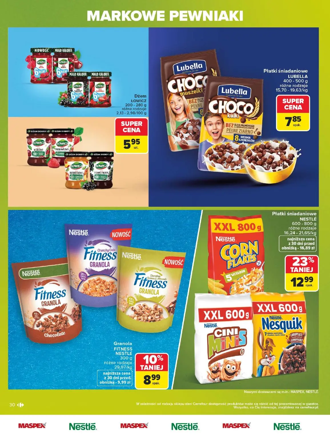 gazetka promocyjna Carrefour Markowe pewniaki - Strona 30
