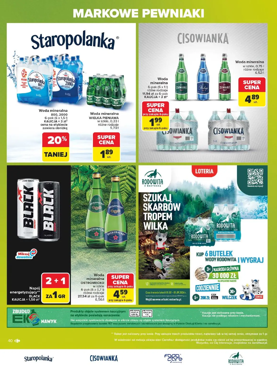 gazetka promocyjna Carrefour Markowe pewniaki - Strona 40