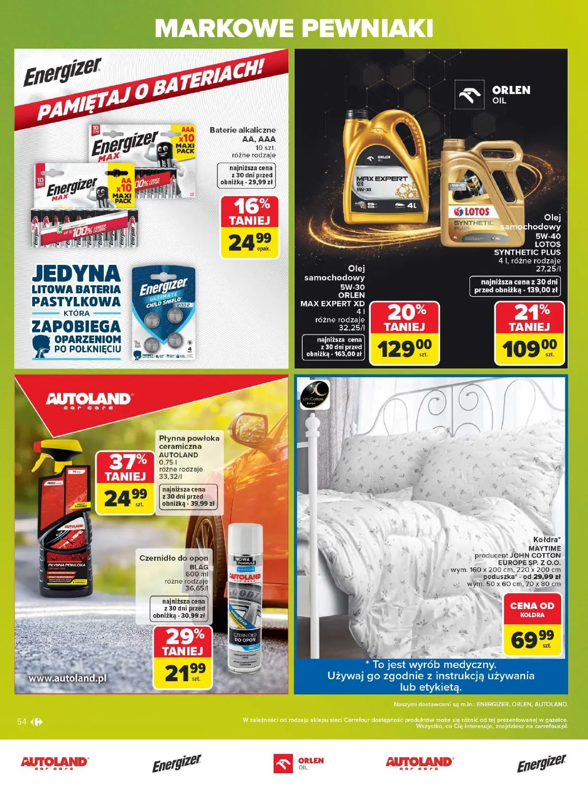 gazetka promocyjna Carrefour Markowe pewniaki - Strona 54