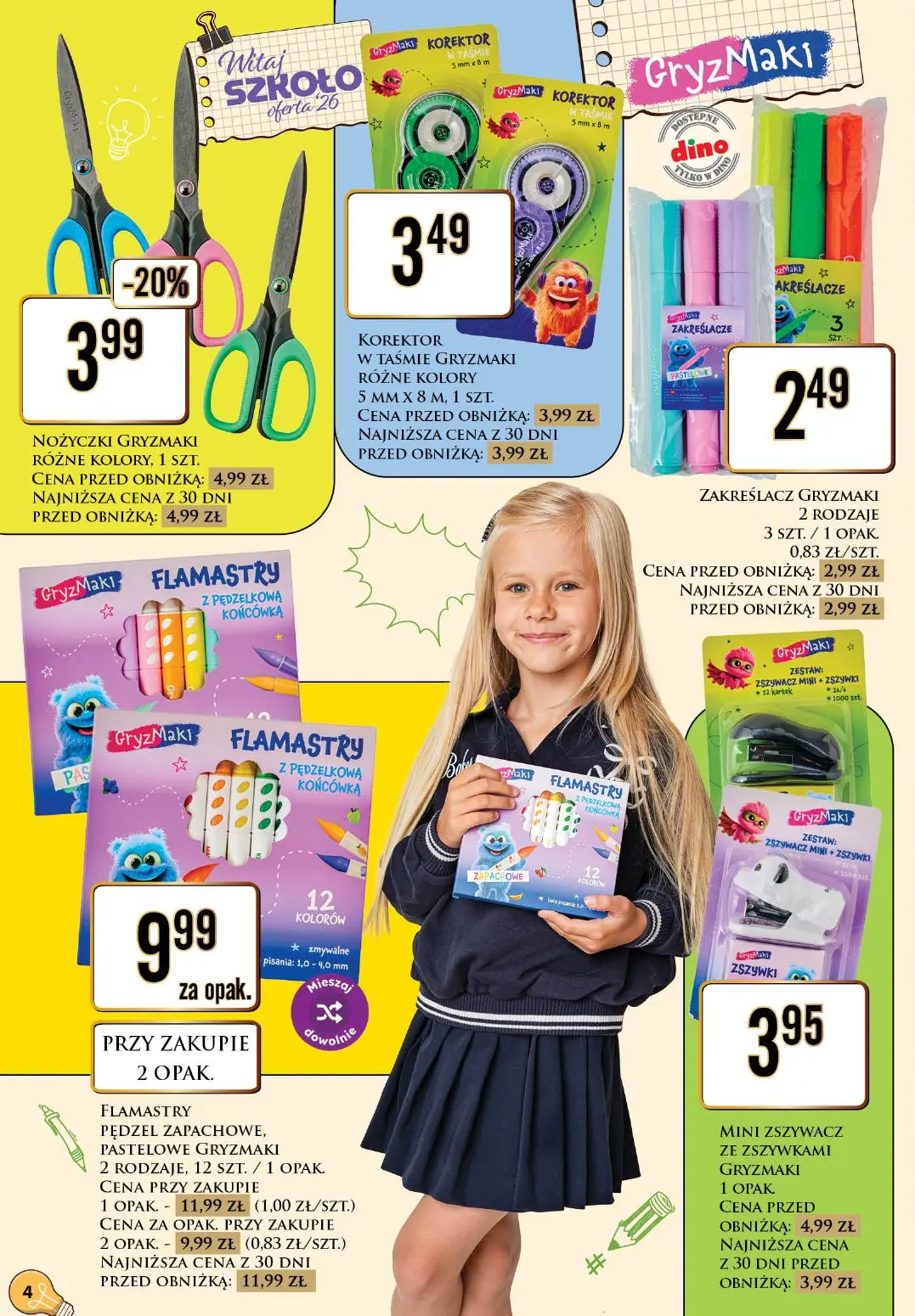 gazetka promocyjna dino Witaj szkoło - Strona 4