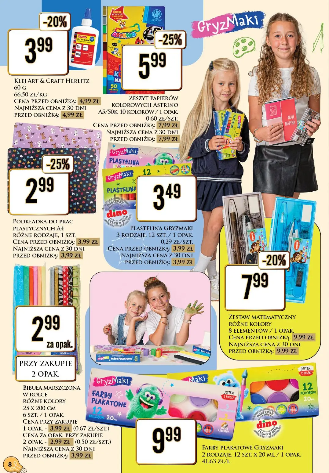 gazetka promocyjna dino Witaj szkoło - Strona 8