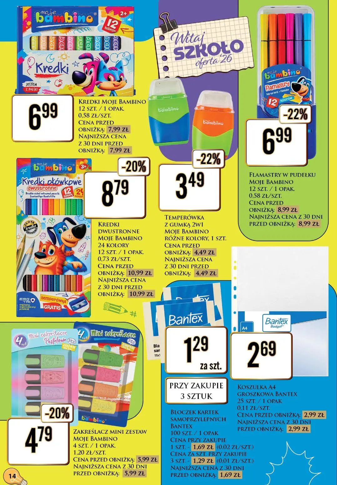 gazetka promocyjna dino Witaj szkoło - Strona 14