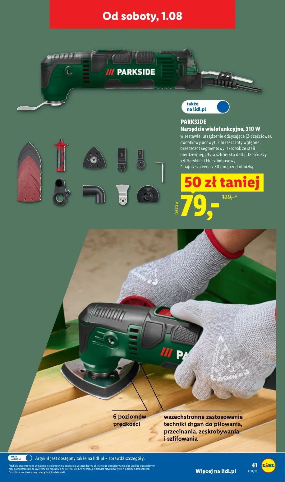 gazetka promocyjna LIDL Od poniedziałku - Strona 47