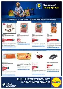 Gazetka promocyjna LIDL, ważna od 2026-07-30 do 2026-08-01.