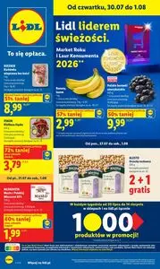 Gazetka promocyjna LIDL, ważna od 2026-07-30 do 2026-08-01.