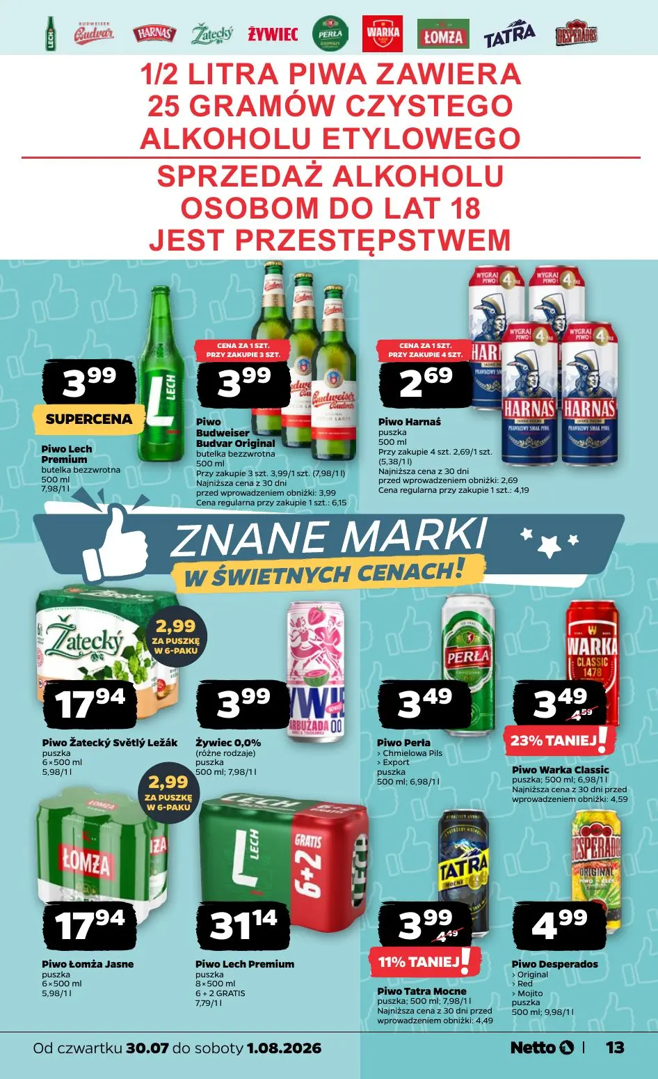 gazetka promocyjna NETTO Gazetka spożywcza - Strona 13