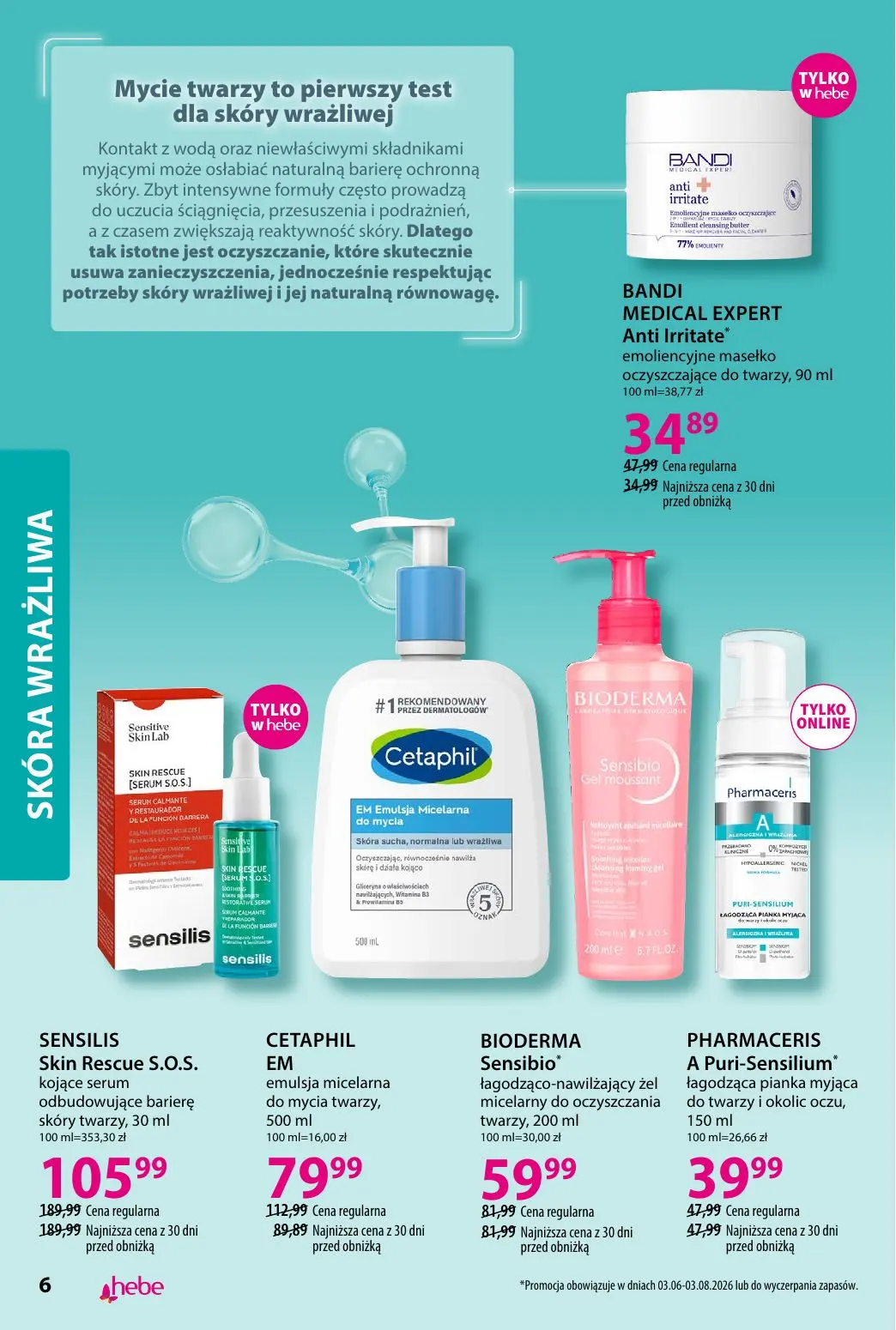 gazetka promocyjna hebe Dermokosmetyki - Strona 6