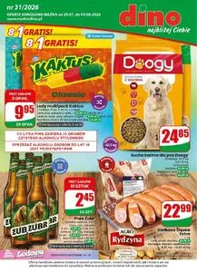 Gazetka promocyjna dino, ważna od 2026-07-29 do 2026-08-04.