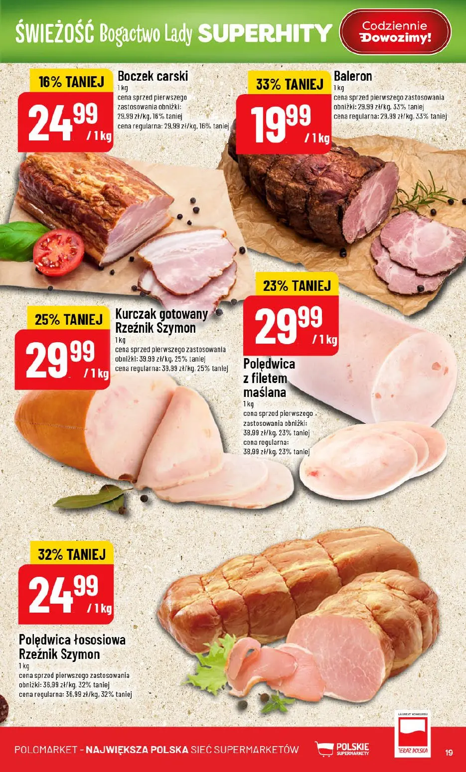 gazetka promocyjna POLOmarket Do POLO po bogactwo lady i dziczyznę - Strona 19