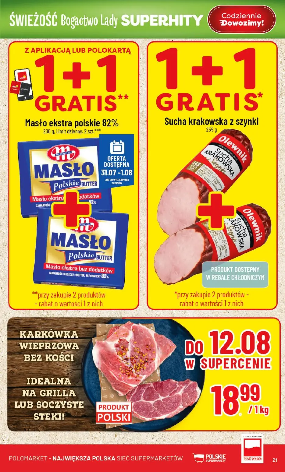 gazetka promocyjna POLOmarket Do POLO po bogactwo lady i dziczyznę - Strona 21
