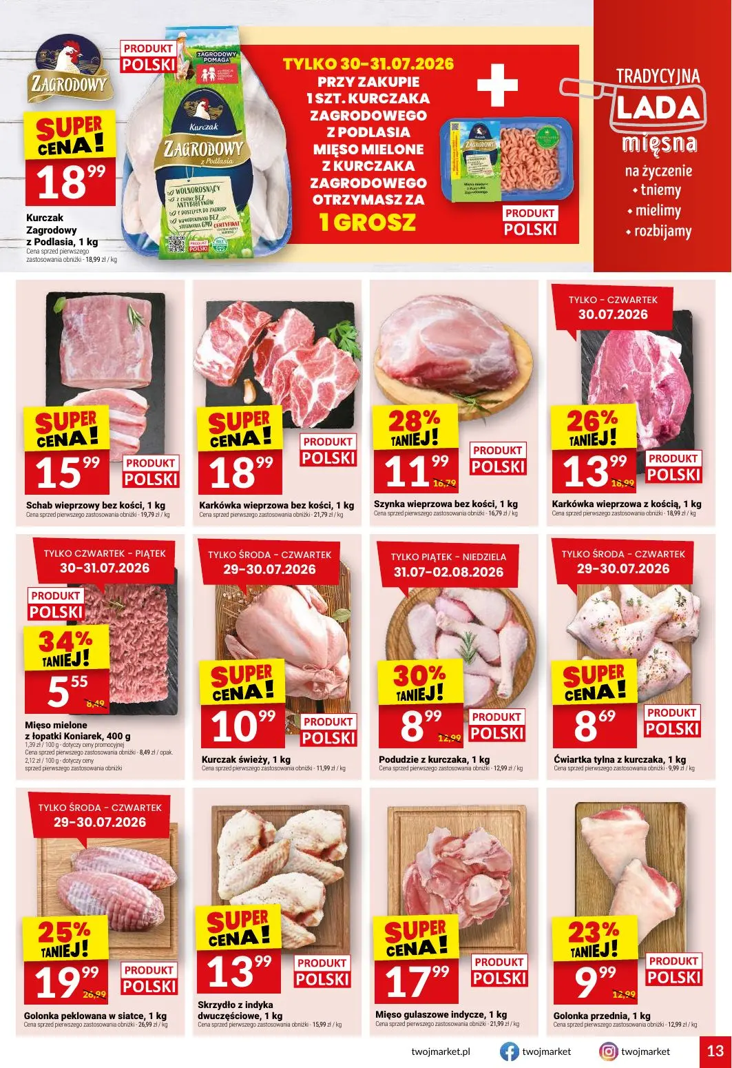 gazetka promocyjna Twój Market  - Strona 13
