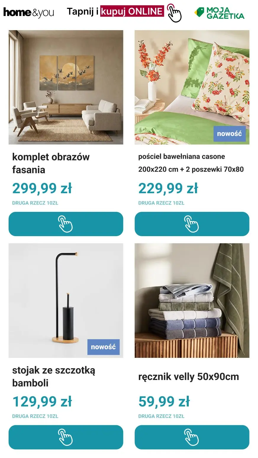 gazetka promocyjna home&you Druga rzecz 10 zł! - Strona 6