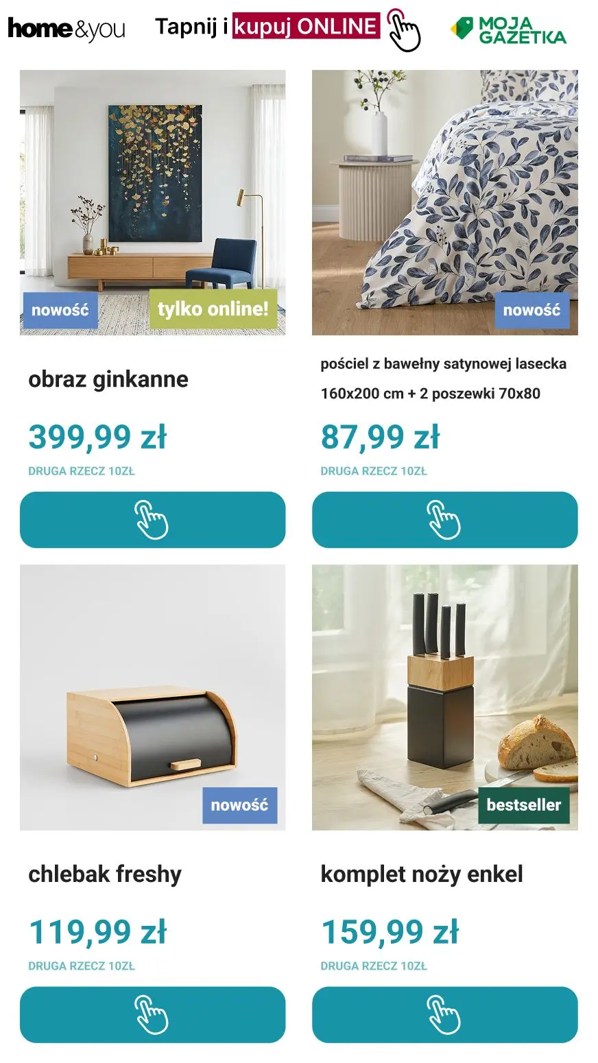 gazetka promocyjna home&you Druga rzecz 10 zł! - Strona 12