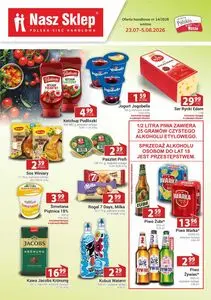 Gazetka promocyjna Nasz Sklep, ważna od 2026-07-23 do 2026-08-05.