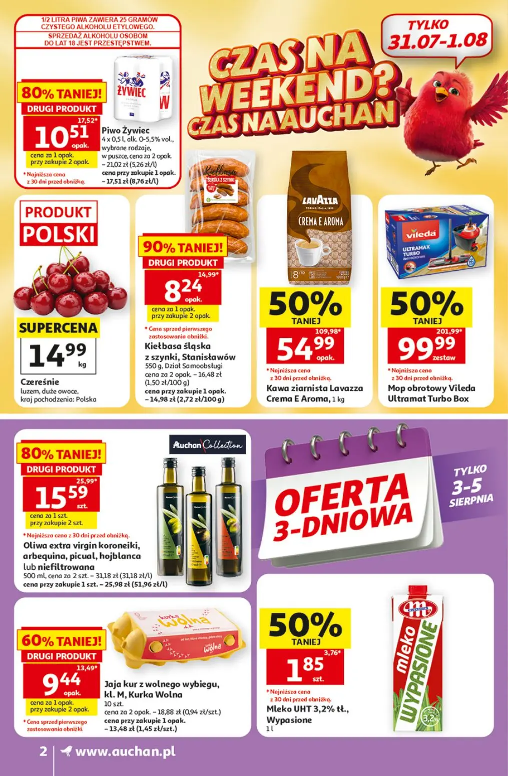 gazetka promocyjna Auchan Supermarket Oszczędni zawsze wypatrzą okazje - Strona 2