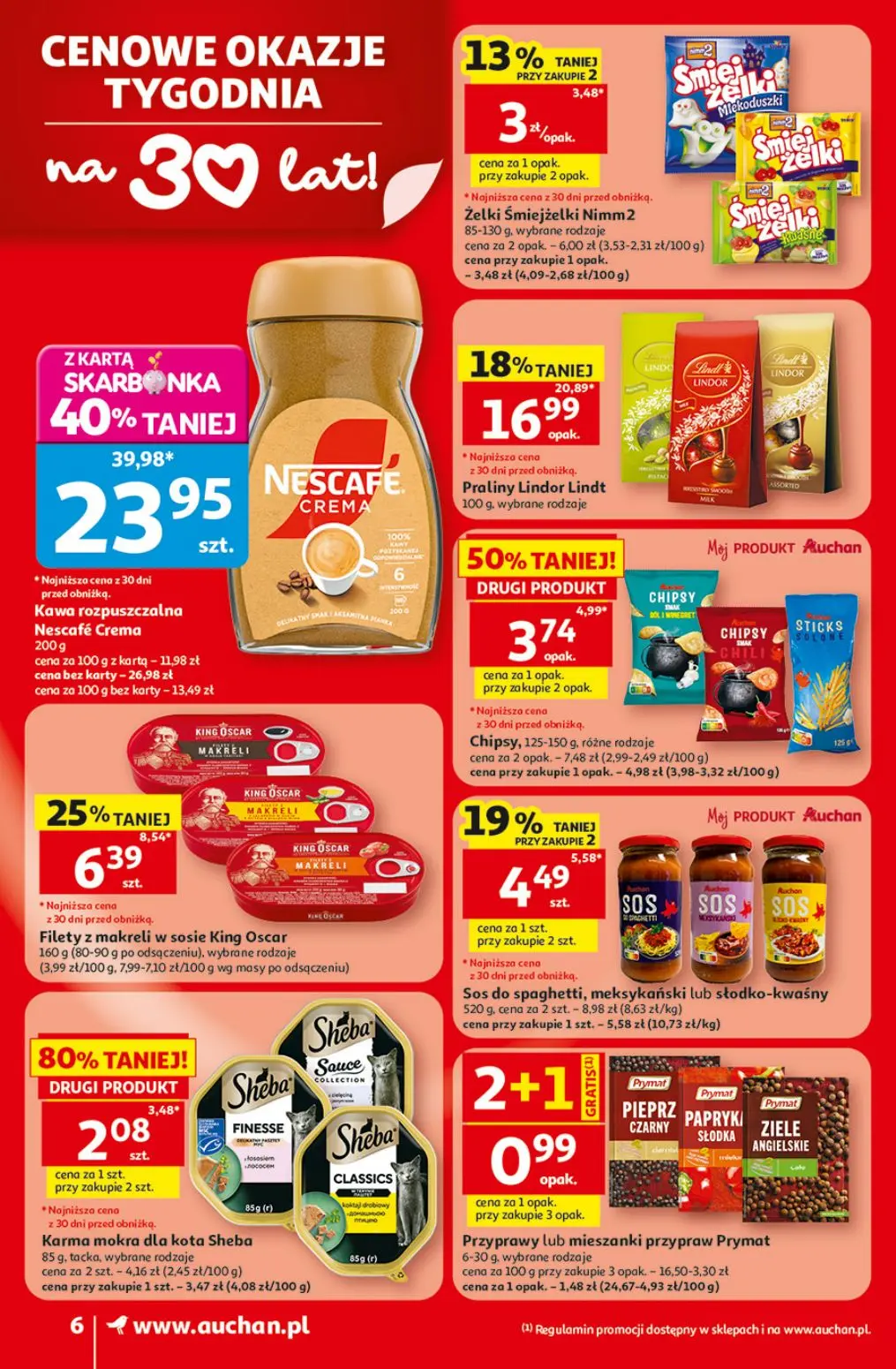 gazetka promocyjna Auchan Supermarket Oszczędni zawsze wypatrzą okazje - Strona 6